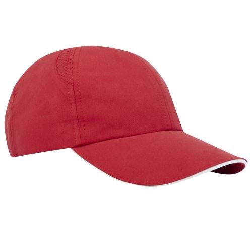 Obrázky: Červená 6-panel. sendvičová recykl.  šiltovka, Obrázok 5