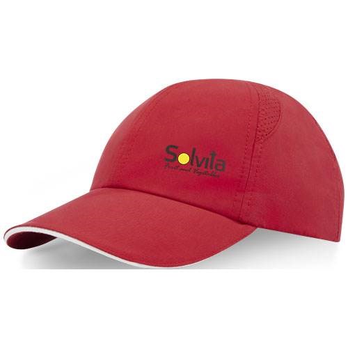 Obrázky: Červená 6-panel. sendvičová recykl.  šiltovka, Obrázok 6