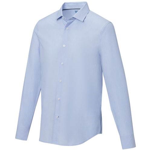 Obrázky: Sv. modrá pánska košeľa, dl.rukáv-certif. GOTS, XL