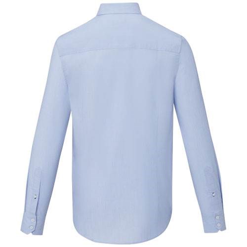 Obrázky: Sv. modrá pánska košeľa, dl.rukáv-certif. GOTS, XL, Obrázok 2