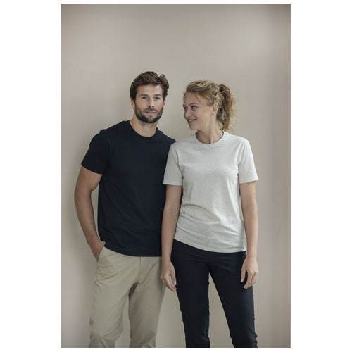 Obrázky: Biele unisex recyklované tričko 160g, L, Obrázok 4