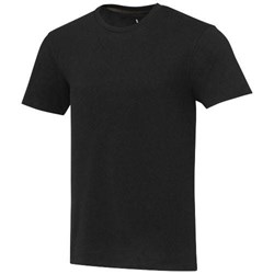 Obrázky: Čierne  unisex recyklované tričko 160g, XS