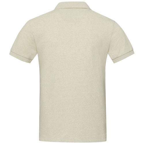 Obrázky: Béžová unisex recyklovaná polokošeľa 200g, XXL, Obrázok 2