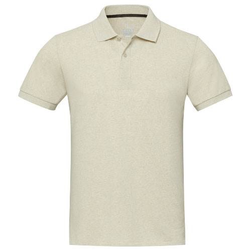 Obrázky: Béžová unisex recyklovaná polokošeľa 200g, XXXL, Obrázok 5