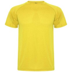 Obrázky: Žlté funkčné detské ragl. tričko, veľ. 8