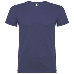 Obrázky: Detské bavlnené tričko 155g,modrá denim, veľ. 9/10