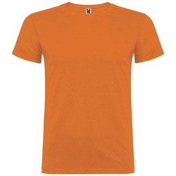 Obrázky: Detské bavlnené tričko 155g,oranžová, veľ. 9/10