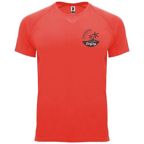 Obrázky: Pán.funkčné tričko 135 Bahrain, fluor. červené XXL, Obrázok 3