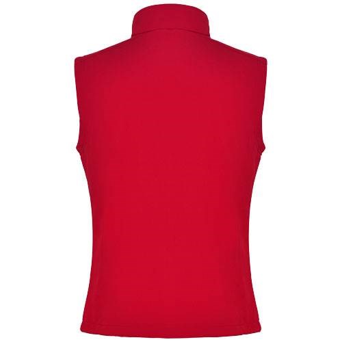 Obrázky: Nevada unisex softshellová vesta, červená L, Obrázok 2