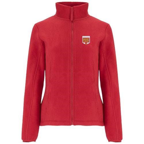 Obrázky: Artic 300 dám.flísová bunda na zips, červená XL, Obrázok 3
