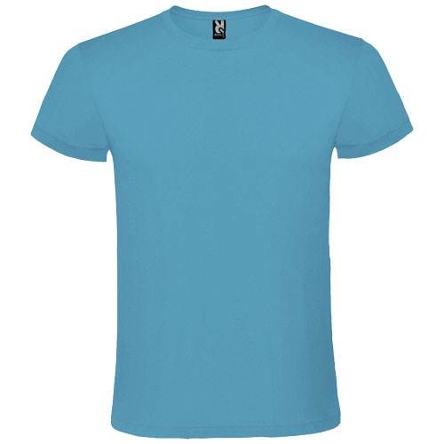 Obrázky: Tyrkysové unisex tričko Atomic L