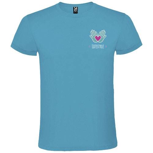 Obrázky: Tyrkysové unisex tričko Atomic L, Obrázok 3