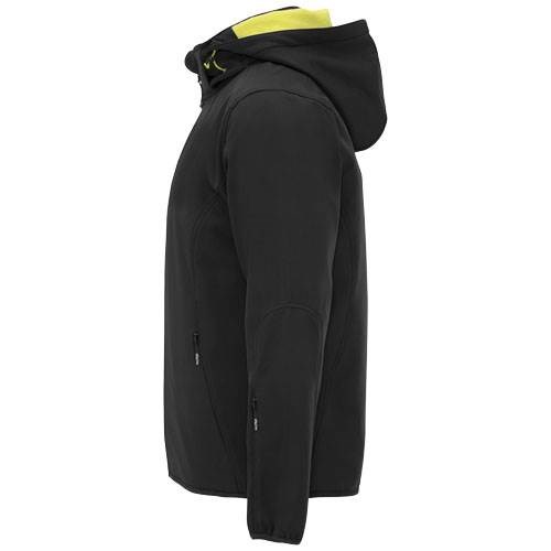 Obrázky: Čierna unisex softshellová bunda Siberia S, Obrázok 7