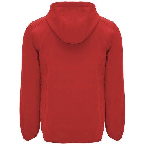 Obrázky: Červená unisex softshellová bunda Siberia XL, Obrázok 2