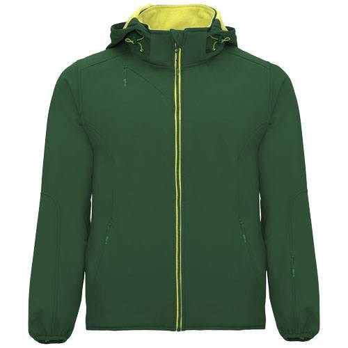 Obrázky: Zelená unisex softshellová bunda Siberia L