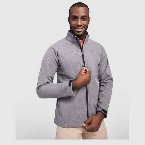 Obrázky: Nám.modrá unisex softshellová bunda Rudolph S, Obrázok 4