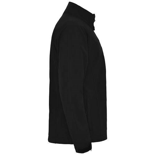 Obrázky: Čierna unisex softshellová bunda Rudolph L, Obrázok 6