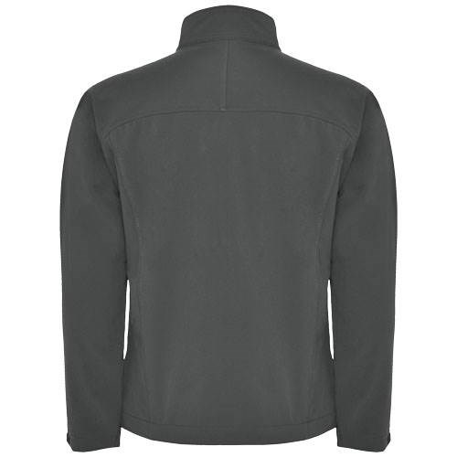 Obrázky: Tm.šedá unisex softshellová bunda Rudolph L, Obrázok 2