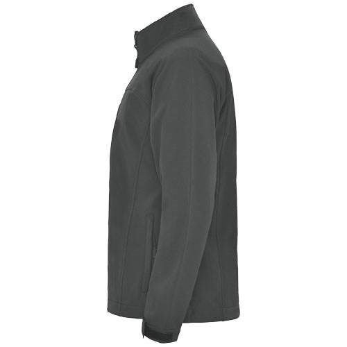 Obrázky: Tm.šedá unisex softshellová bunda Rudolph XXXL, Obrázok 5