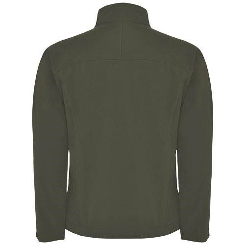 Obrázky: Zelená unisex softshellová bunda Rudolph XXXL, Obrázok 2