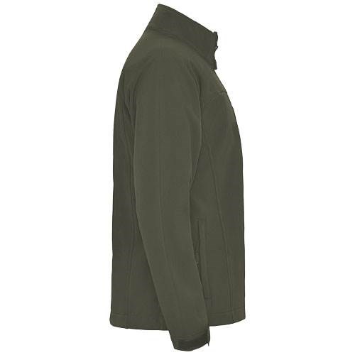 Obrázky: Zelená unisex softshellová bunda Rudolph S, Obrázok 6