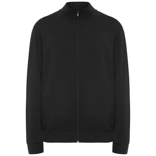 Obrázky: Čierna unisex celorozopínacia mikina Ulan XXXL
