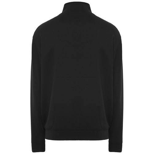 Obrázky: Čierna unisex celorozopínacia mikina Ulan XL, Obrázok 2