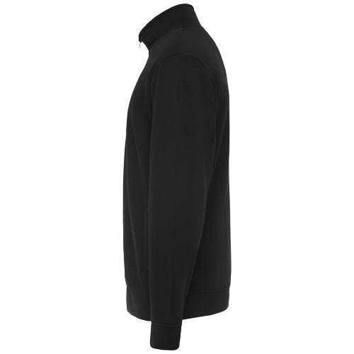 Obrázky: Čierna unisex celorozopínacia mikina Ulan XXXL, Obrázok 7