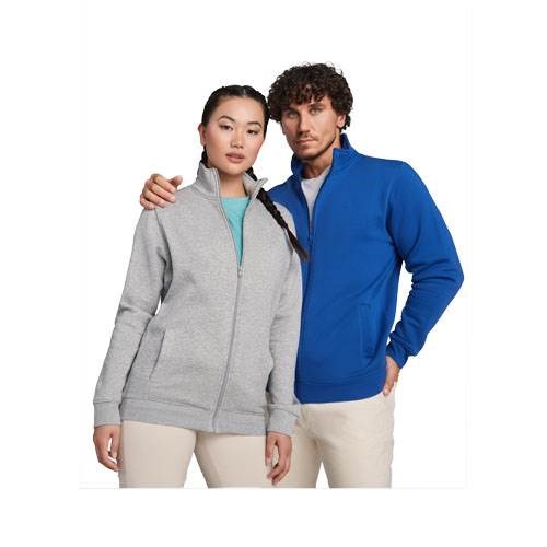 Obrázky: Červená unisex celorozopínacia mikina Ulan XXXL, Obrázok 5