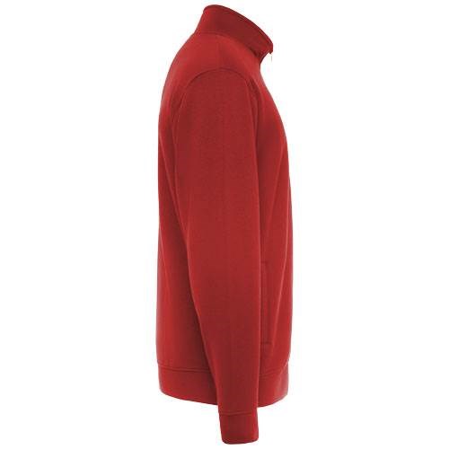 Obrázky: Červená unisex celorozopínacia mikina Ulan XXXL, Obrázok 8