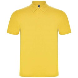 Obrázky: Žltá unisex polokošeľa Austral XXXL