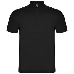 Obrázky: Čierna unisex polokošeľa Austral M