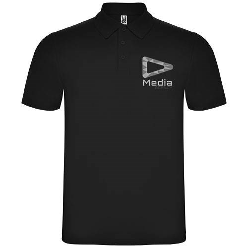 Obrázky: Čierna unisex polokošeľa Austral XXL, Obrázok 3