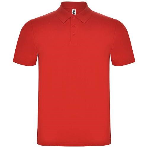 Obrázky: Červená unisex polokošeľa Austral XXXL