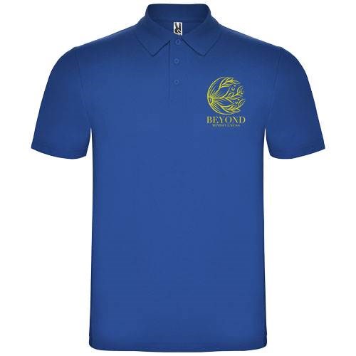 Obrázky: Modrá unisex polokošeľa Austral M, Obrázok 3