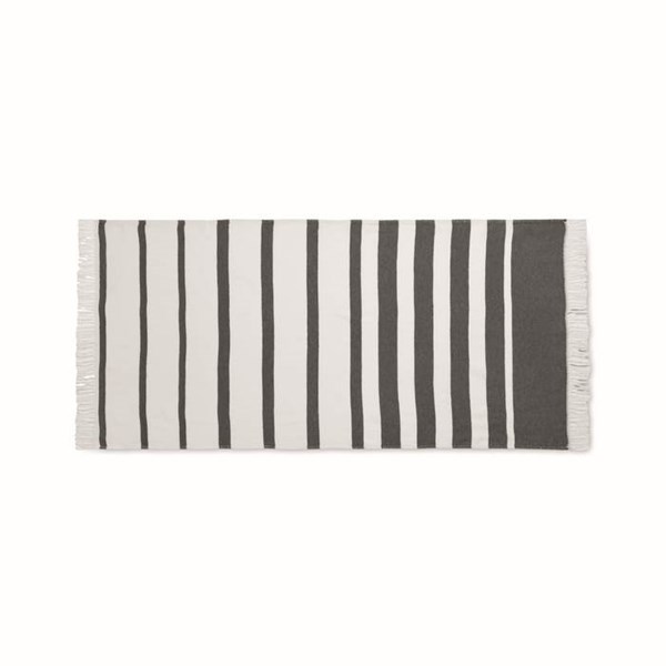 Obrázky: Šedá osuška SEAQUAL® hammam 70x140 cm, Obrázok 2