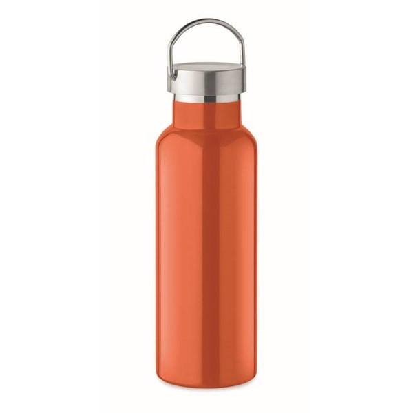 Obrázky: Oranžová nerez termoska s dvojitou stenou 500 ml, Obrázok 2