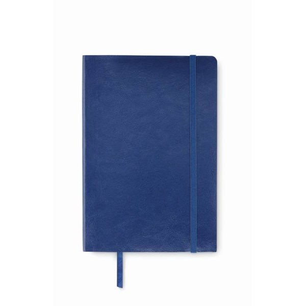 Obrázky: Modrý recyklovaný zápisník A5 s mäkkými doskami, Obrázok 4