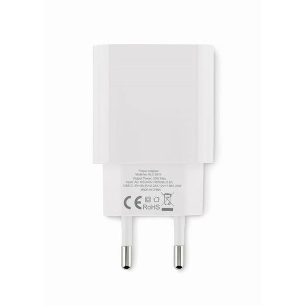 Obrázky: 20W sieťový adaptér do zásuvky, USB-C, Obrázok 4