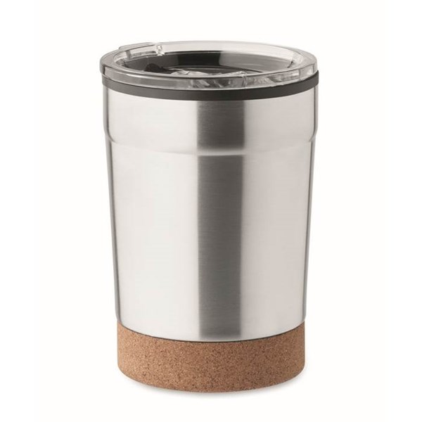 Obrázky: Mat.strieb.dvojstenný hrnček 300 ml ,posuv.viečko