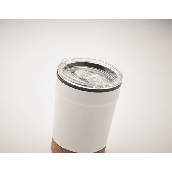 Obrázky: Mat.strieb.dvojstenný hrnček 300 ml ,posuv.viečko, Obrázok 3