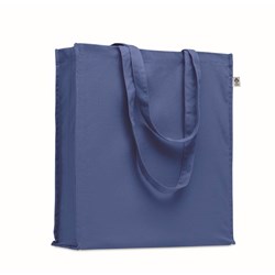 Obrázky: Kráľ modrá nákupná taška 220g, bio BA, dl. rukväte