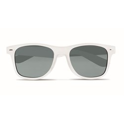 Obrázky: Biele slnečné okuliare s RPET obrubou