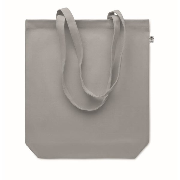 Obrázky: Nákup.taška z organickej  bavlny 270g,stredná šedá, Obrázok 2
