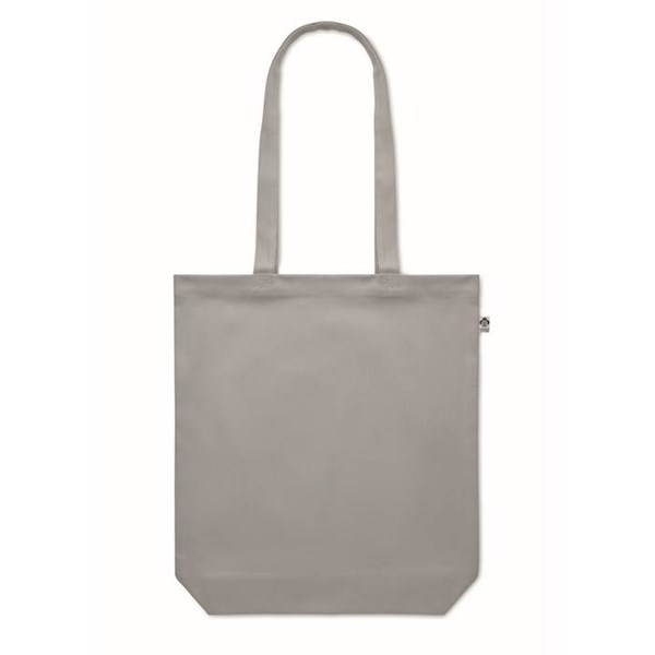 Obrázky: Nákup.taška z organickej  bavlny 270g,stredná šedá, Obrázok 3