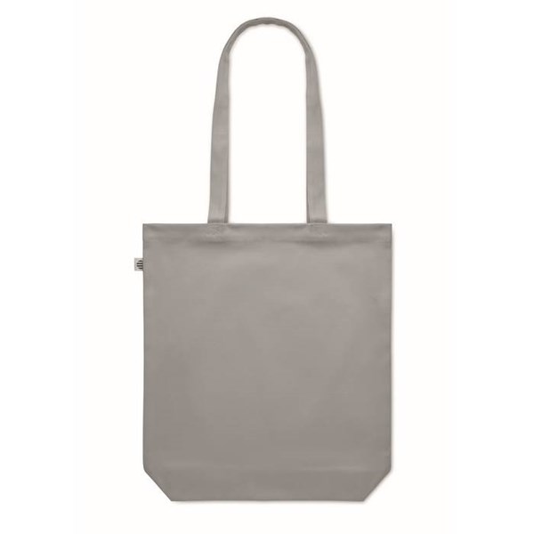 Obrázky: Nákup.taška z organickej  bavlny 270g,stredná šedá, Obrázok 5
