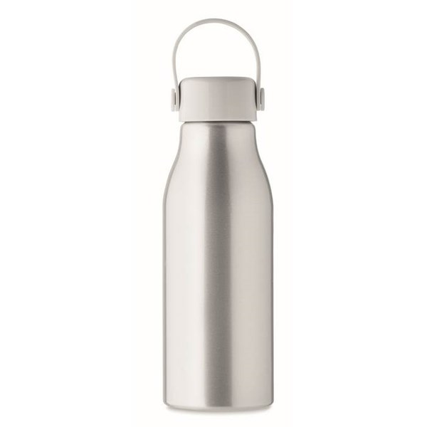 Obrázky: Mat.strieborná hliník. fľaša 650 ml, silikón.pútko, Obrázok 5