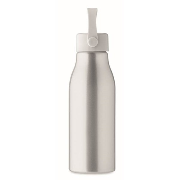 Obrázky: Mat.strieborná hliník. fľaša 650 ml, silikón.pútko, Obrázok 6