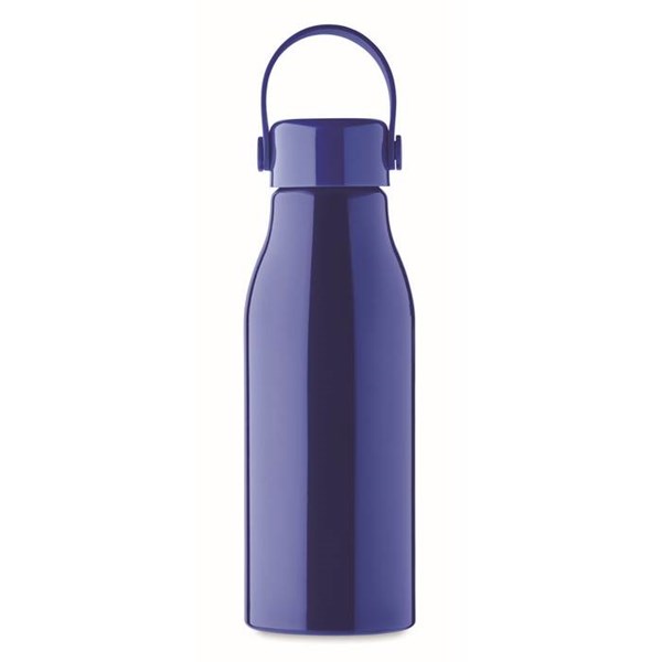 Obrázky: Hliníková fľaša 650 ml modrá,silikón.pútko, Obrázok 5