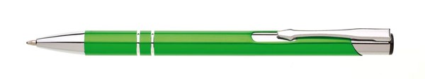 Obrázky: Hliníkové guličkové pero LARA svetlozelené